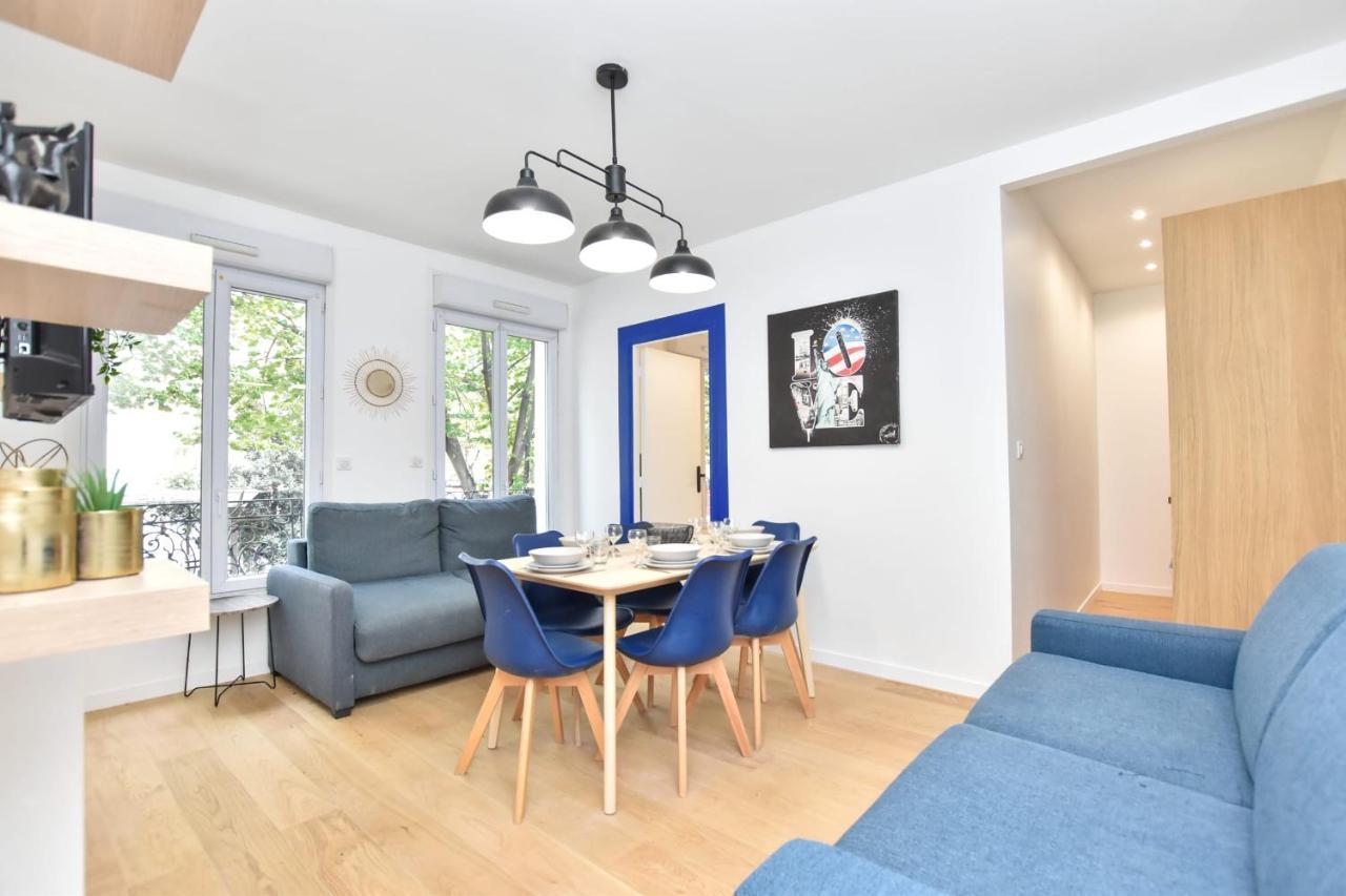 Apartmán Cosy 1Br - Place Saint Fargeau Paříž Exteriér fotografie