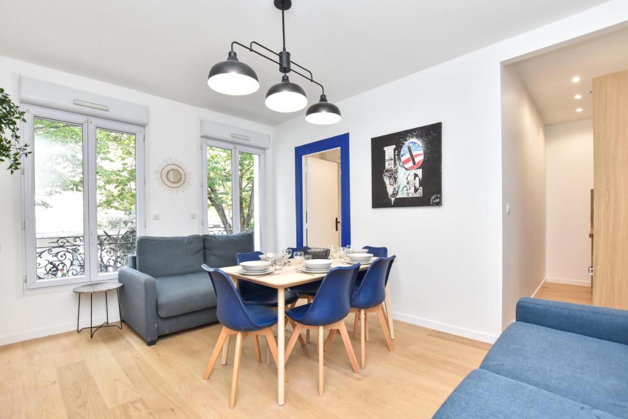 Apartmán Cosy 1Br - Place Saint Fargeau Paříž Exteriér fotografie