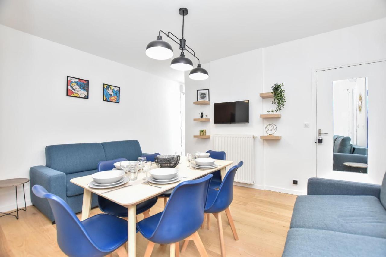 Apartmán Cosy 1Br - Place Saint Fargeau Paříž Exteriér fotografie
