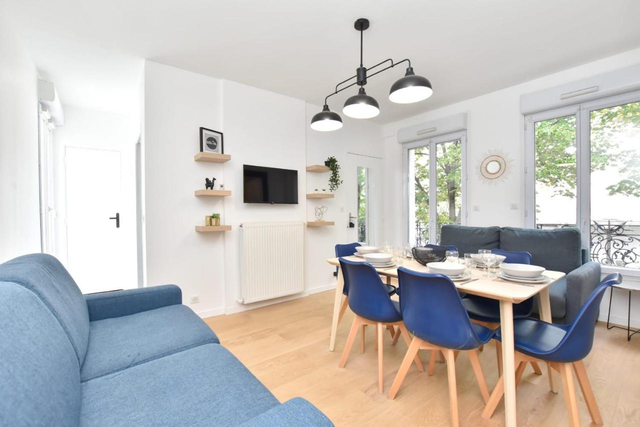 Apartmán Cosy 1Br - Place Saint Fargeau Paříž Exteriér fotografie